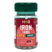 Holland & Barrett Iron & Vitamin C 14mg 90 Tablets